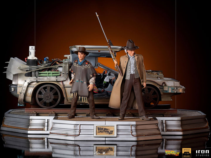 Iron Studios Back to the Future III Art Scale Statues 1-10 Full Set Deluxe