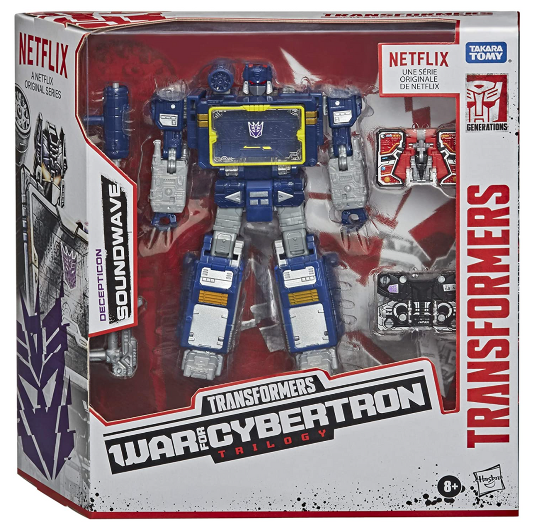 Soundwave Transformers War for Cybertron Battle 3-Pack Collectible Action Figure