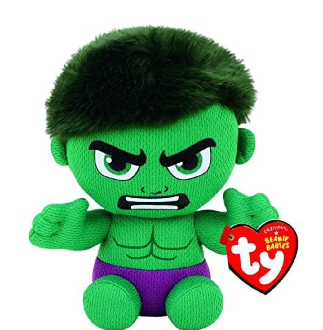 Ty Marvel Hulk Beanie Babies Plush