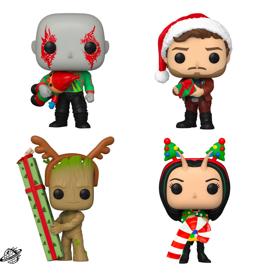 Marvel Guardians of the Galaxy Holiday Special Funko Pop! (4) Bundle