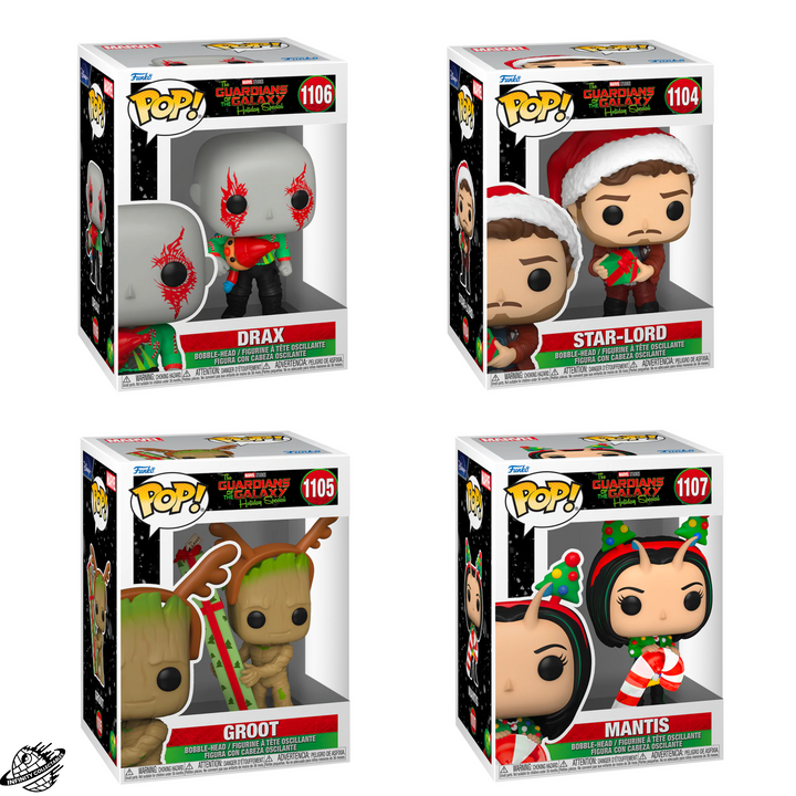 Marvel Guardians of the Galaxy Holiday Special Funko Pop! (4) Bundle