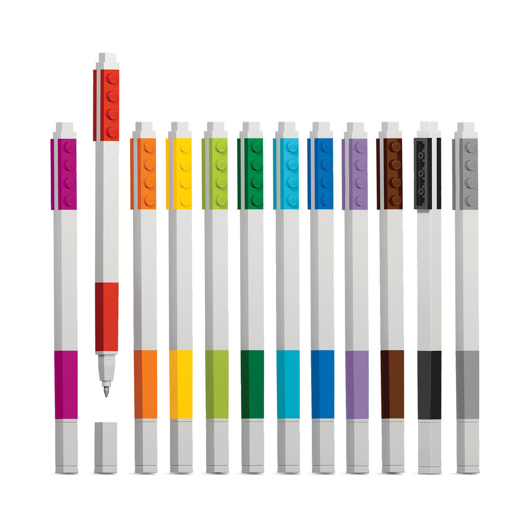Register Your Interest - In Stock Soon : Lego Official Gel Pens Pack of 12