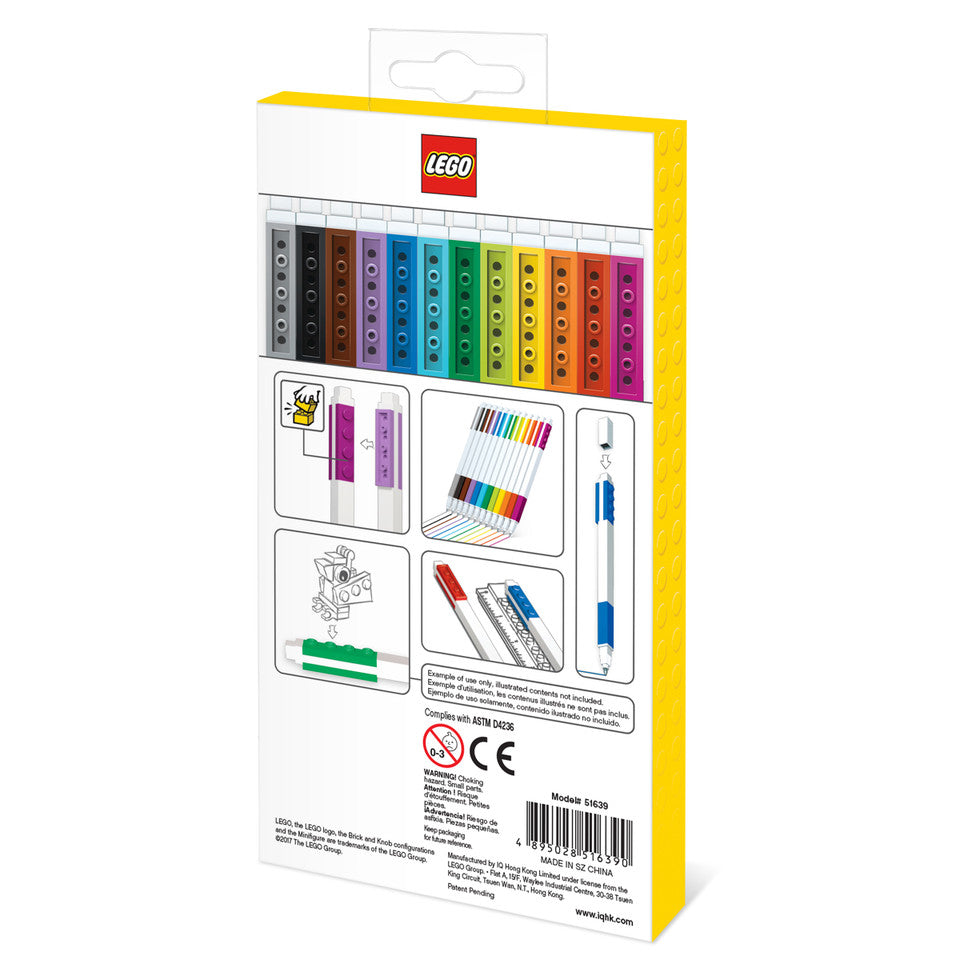 Register Your Interest - In Stock Soon : Lego Official Gel Pens Pack of 12