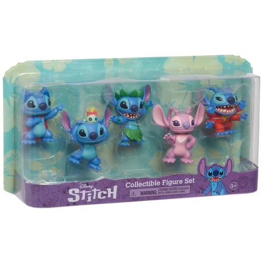Disney Stitch 5 Pack Collectors Figure Set