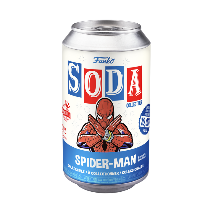 Marvel Comics Japanese Spider-Man Vinyl Funko Soda Figure *Exclusive Limited Edition