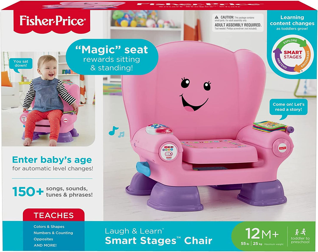 Fisher-Price Laugh & Learn Smart Stages Pink Chair