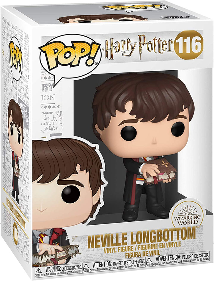 Harry Potter Neville with Monster Book Pop! Vinyl Figure