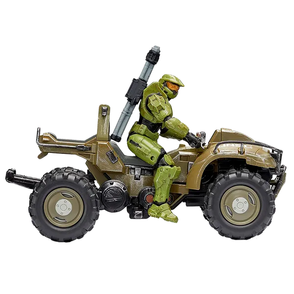 Halo Infinite Mongoose & Master Chief Action Figure & Vehicle Set