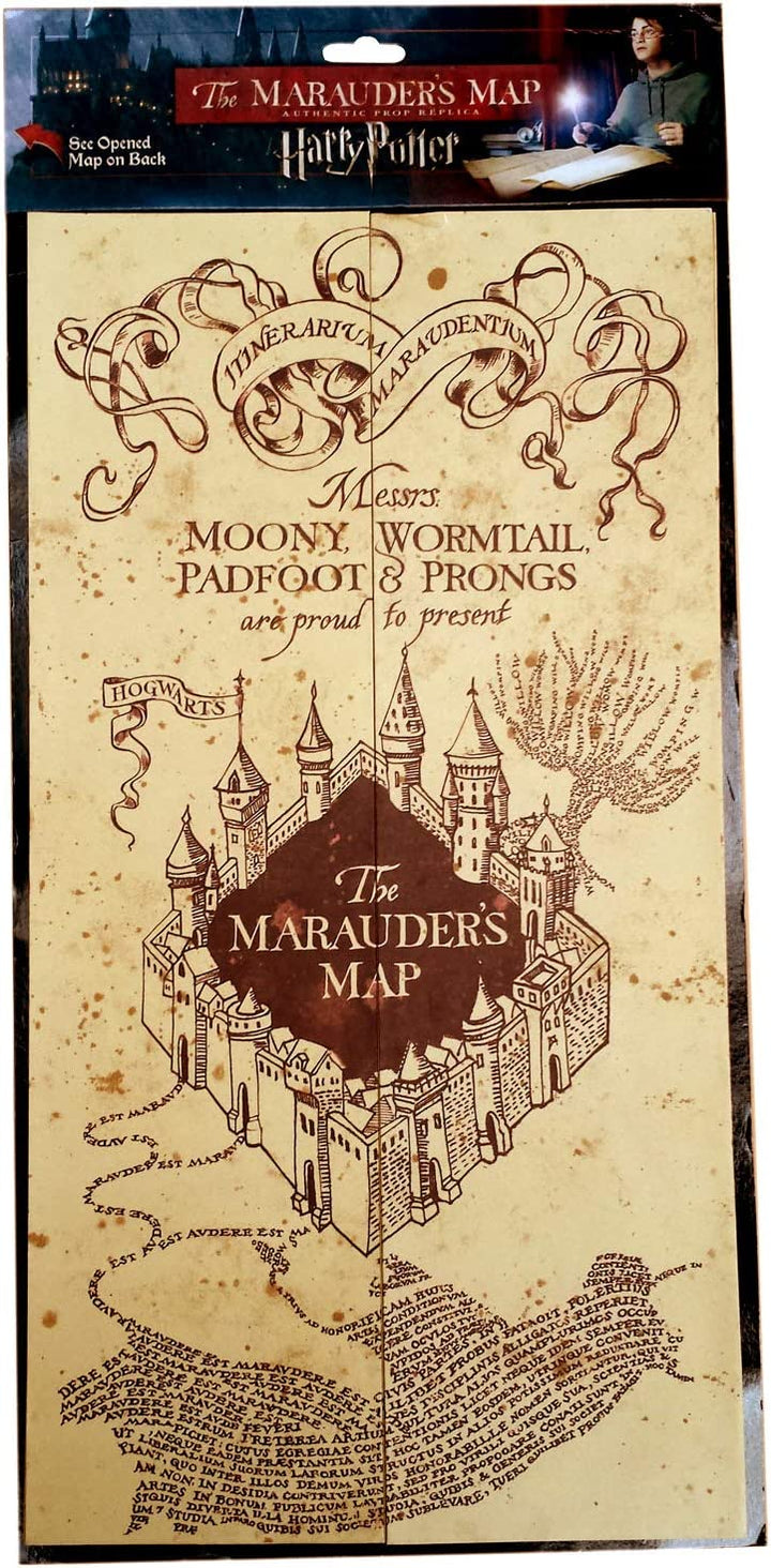 Harry Potter Marauder’s Map - 72in Fully Detailed Expanding Folded Replica Map