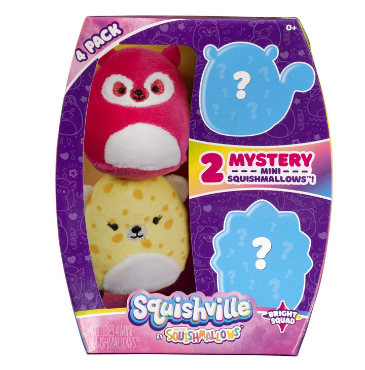 Squishville Mini-Squishmallow 4 Pack - Bright Squad
