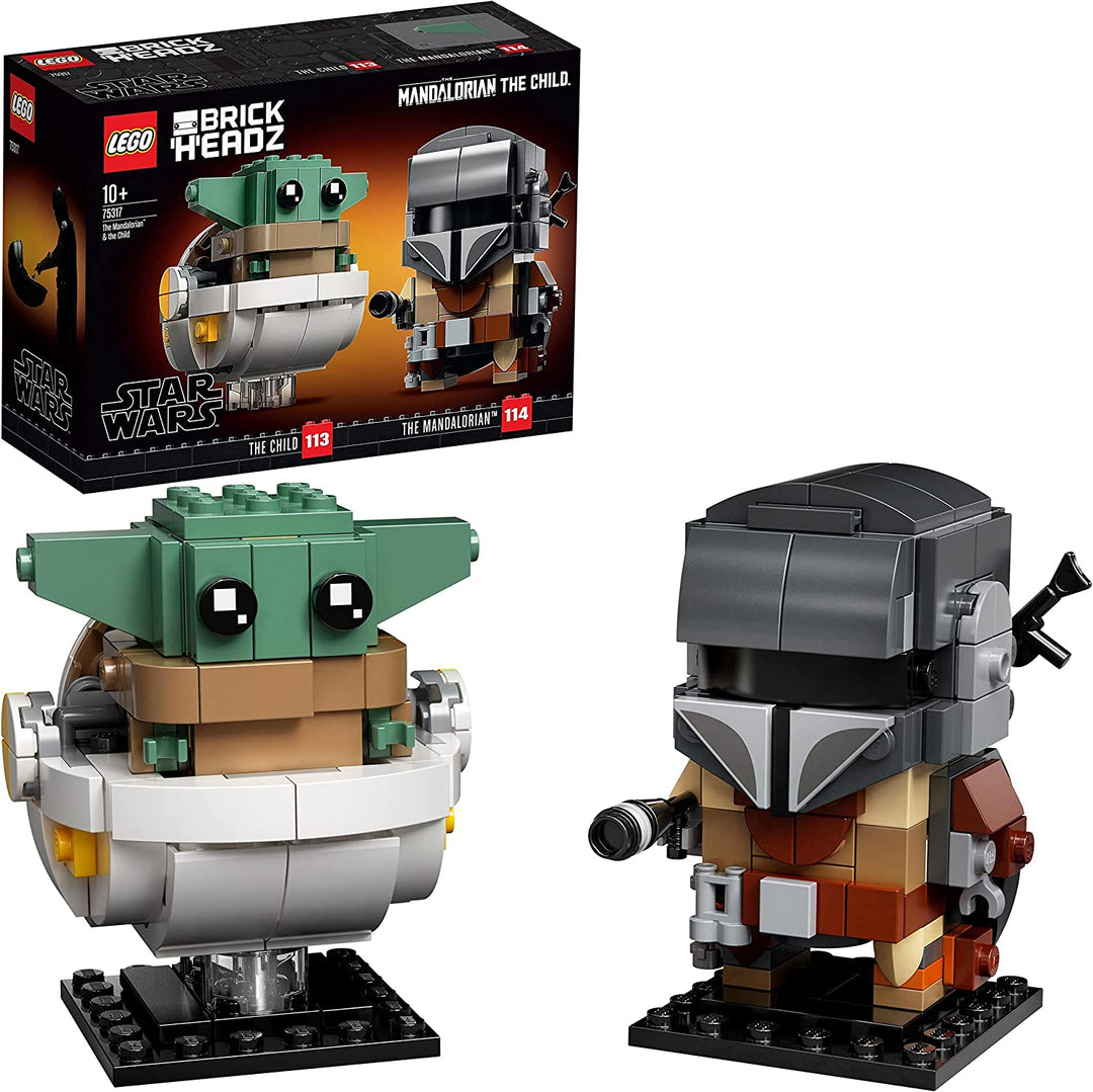 LEGO 75317 Star Wars BrickHeadz The Mandalorian & The Child
