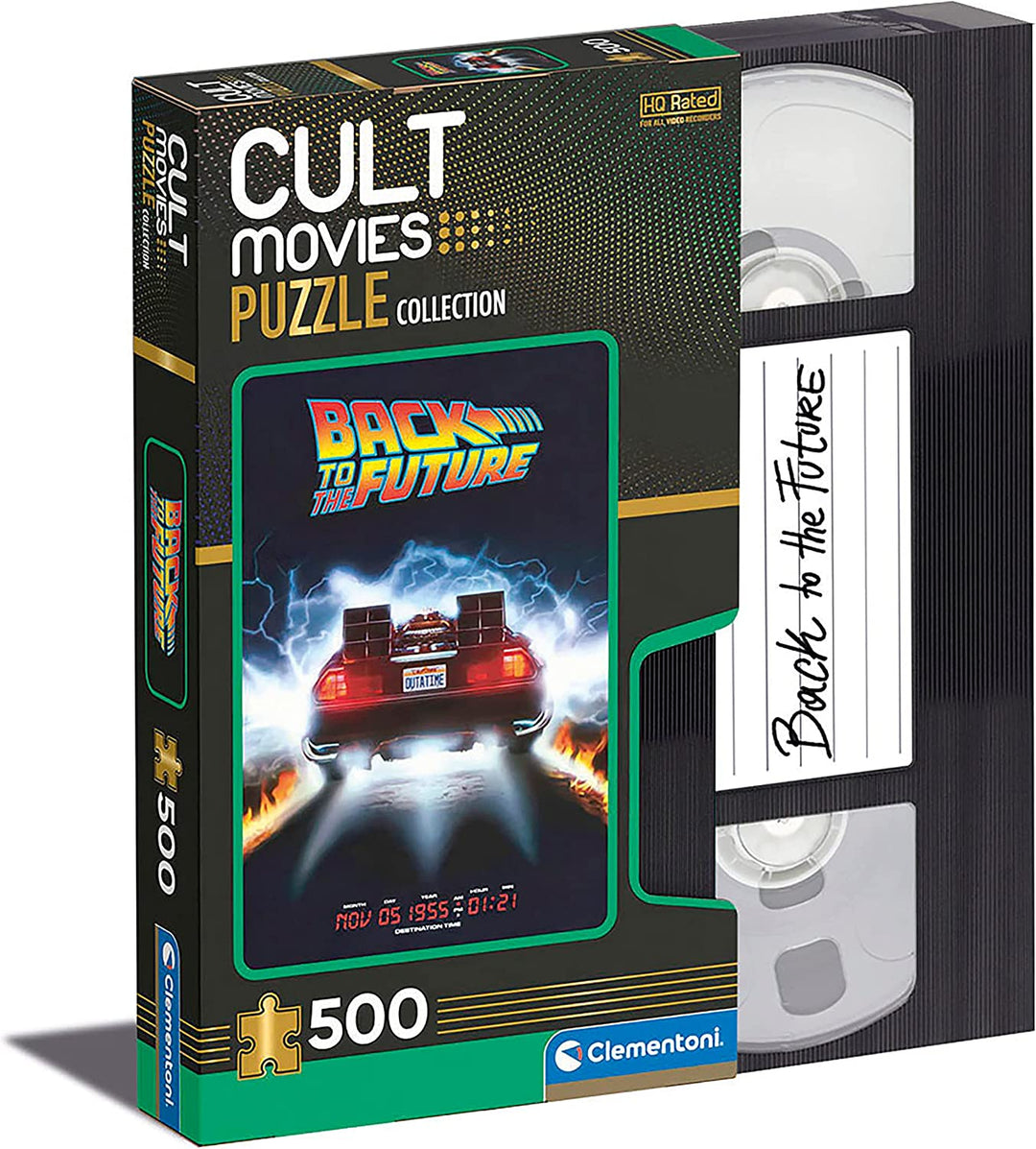 Cult Movies - Back to The Future 500 Piece Jigsaw Puzzle