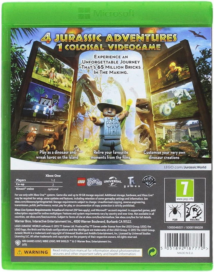 LEGO Jurassic World Xbox One Game