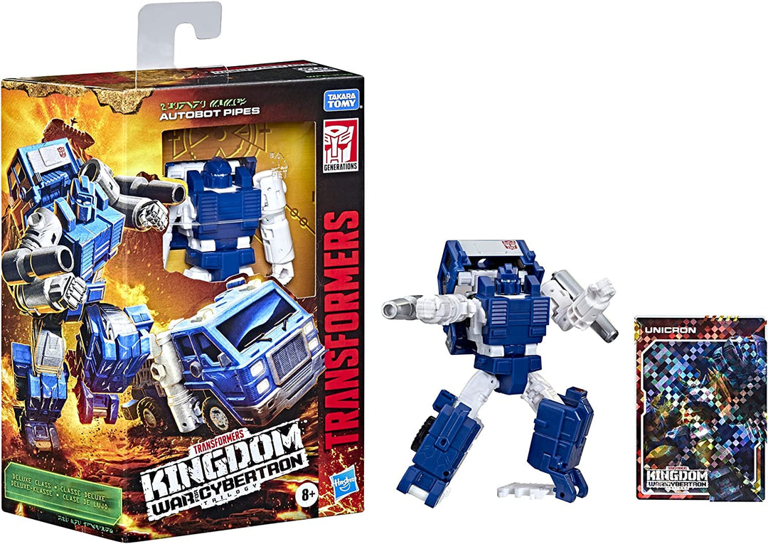 Transformers Generations War for Cybertron: Kingdom Deluxe WFC-K32 Autobot Pipes