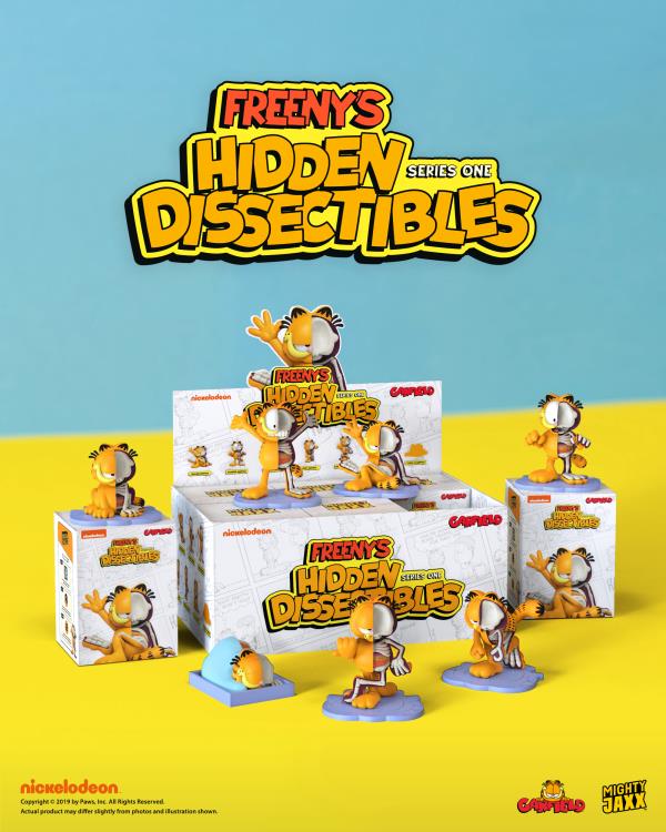 Garfield Mighty Jaxx Freeny's Hidden Dissectibles Box of 6 Random Figures