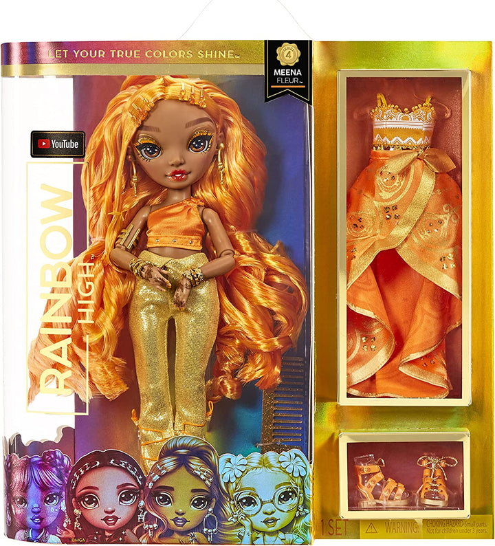 Rainbow High Meena Fleur (Saffron) Fashion Doll
