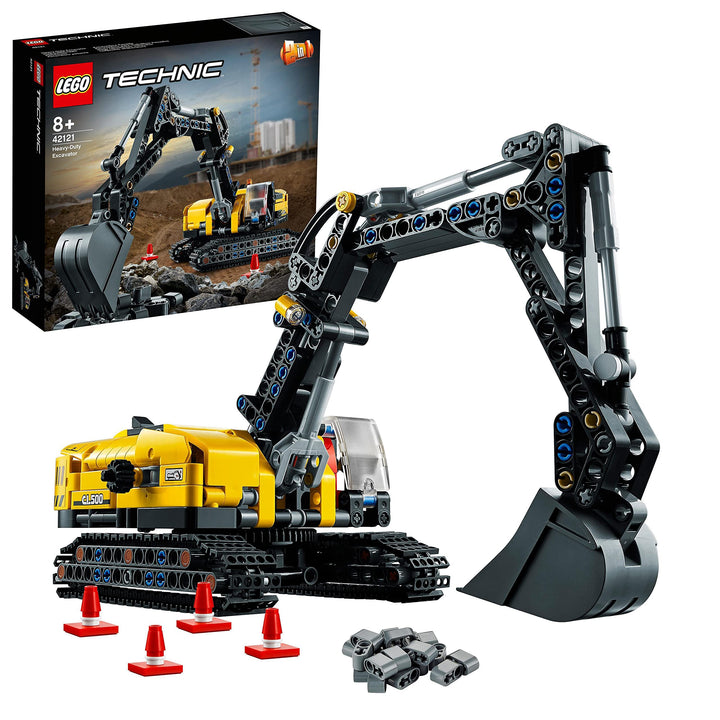 LEGO 42121 Technic Heavy-Duty Excavator 2 in 1 Digger Toy Set