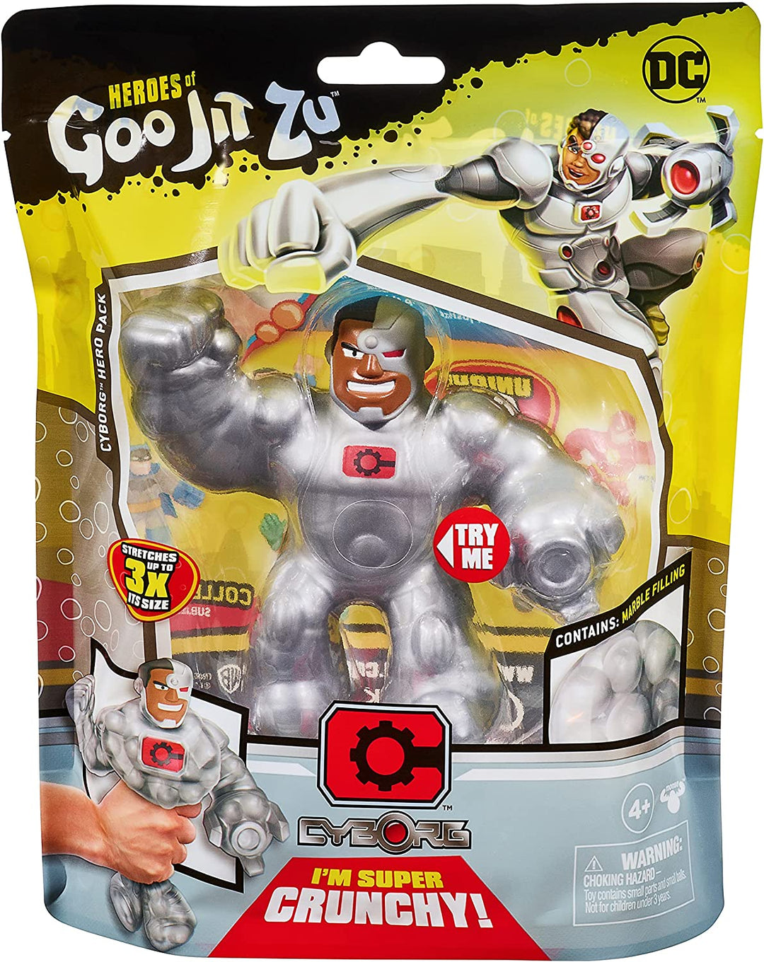 Heroes of Goo Jit Zu DC Super Heroes Cyborg Stretch Figure