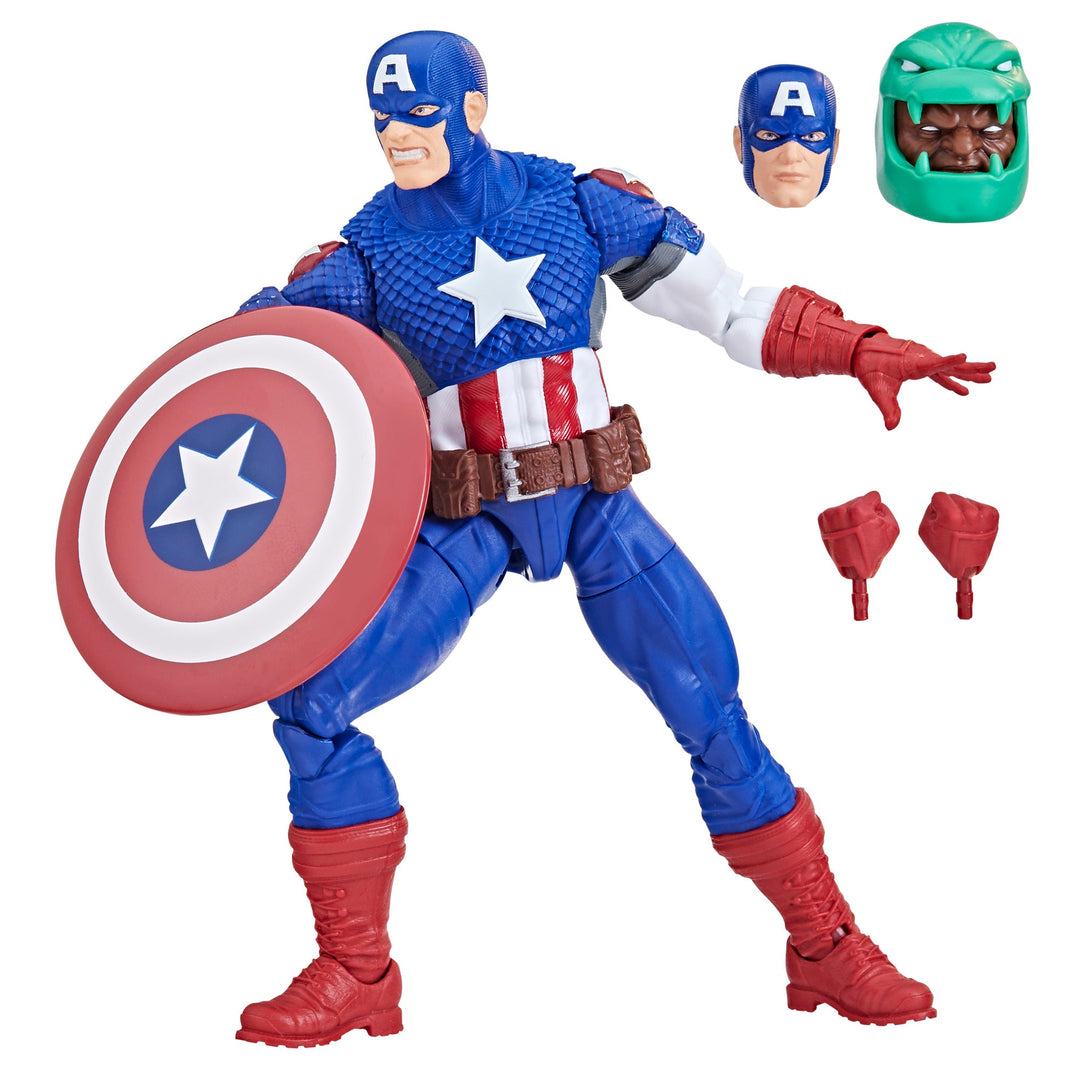 Marvel Legends Series Ultimate Captain America Classic Comic Action Figure