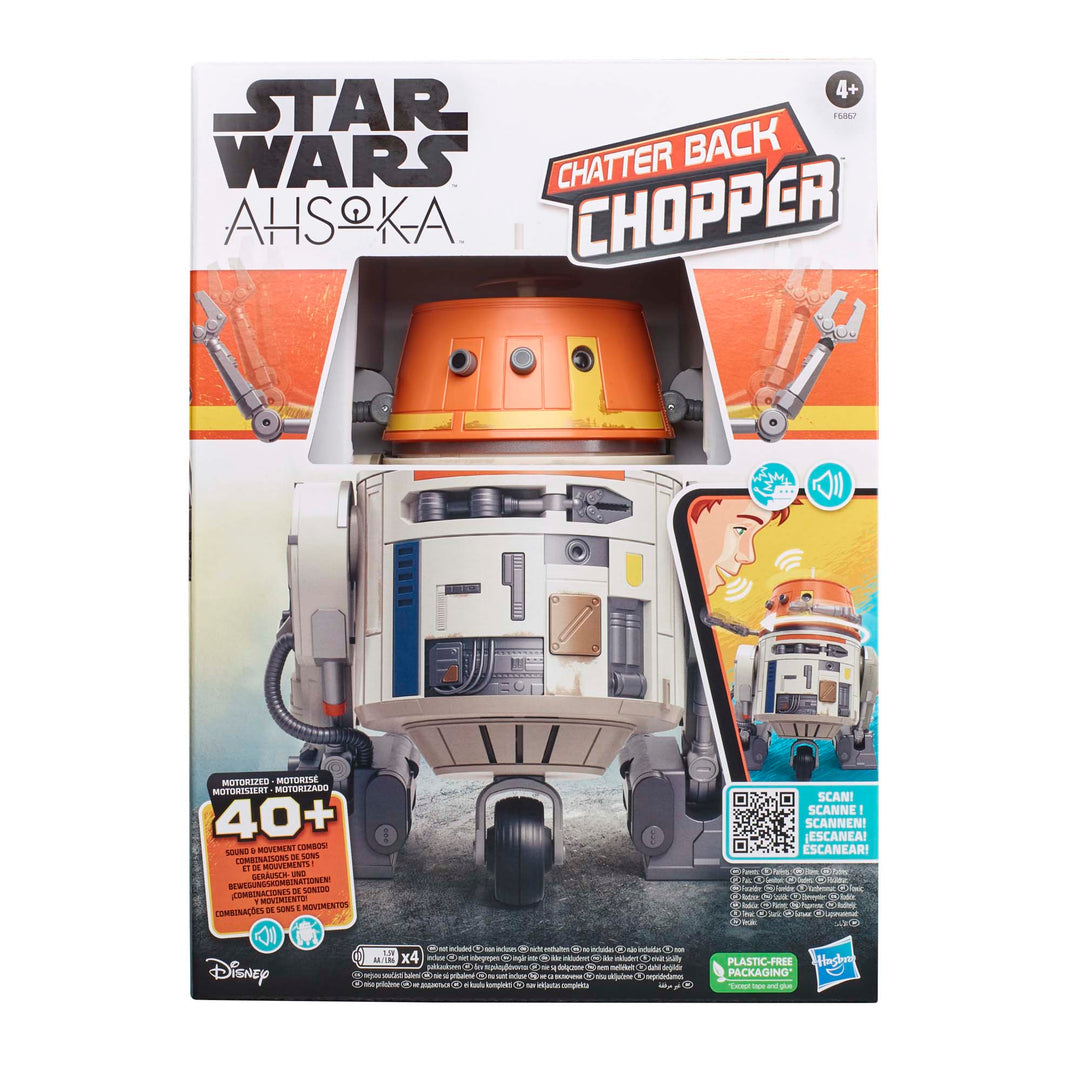 Star Wars Chatter Back Chopper Ahsoka Animatronic Action Figure