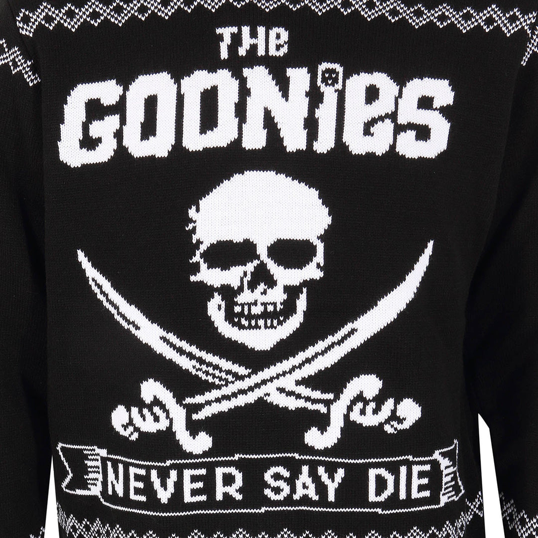 Official Goonies Never Say Die Knitted Unisex Christmas Jumper