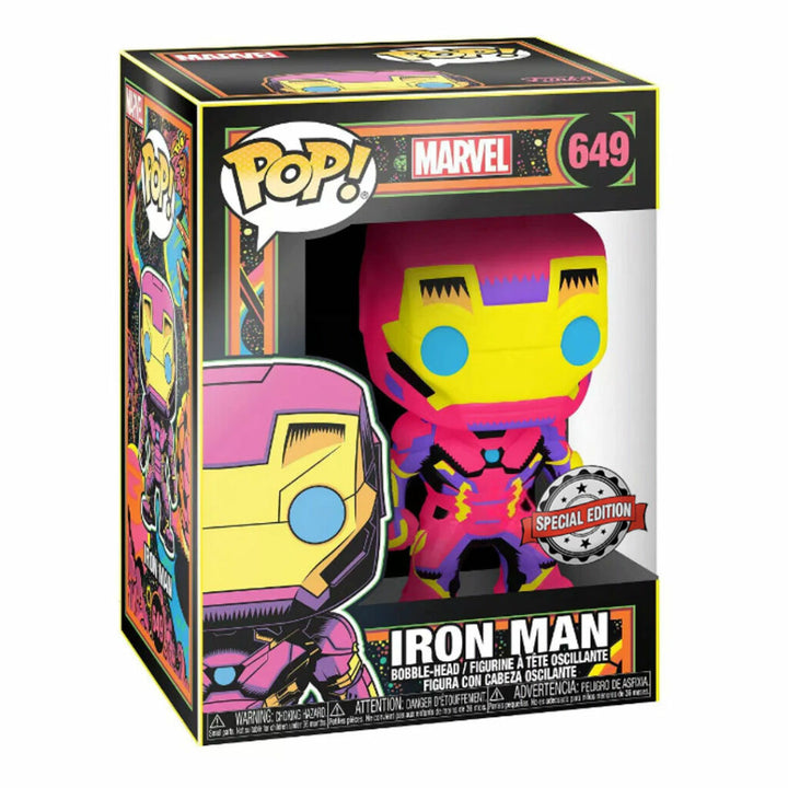 Marvel Black Light Iron Man Funko Pop! Vinyl Figure