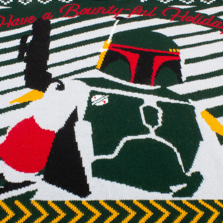 Official Star Wars Boba Fett Knitted Unisex Christmas Jumper