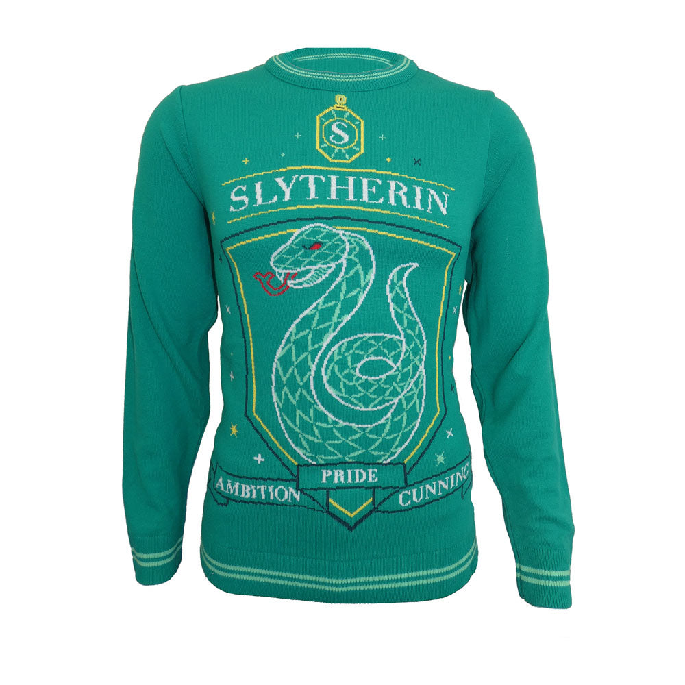 Official Harry Potter Slytherin BCD Knitted Unisex Jumper