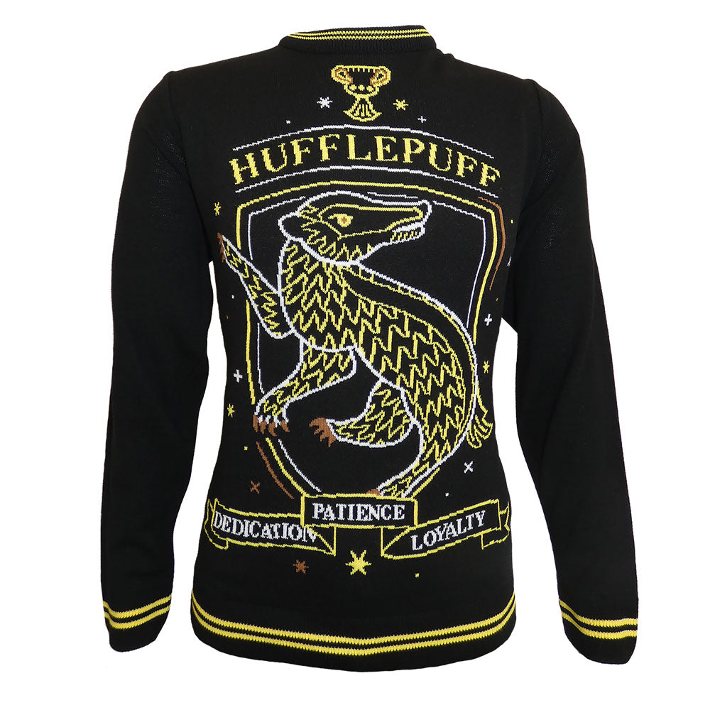 Official Harry Potter Hufflepuff BCD Knitted Unisex Jumper