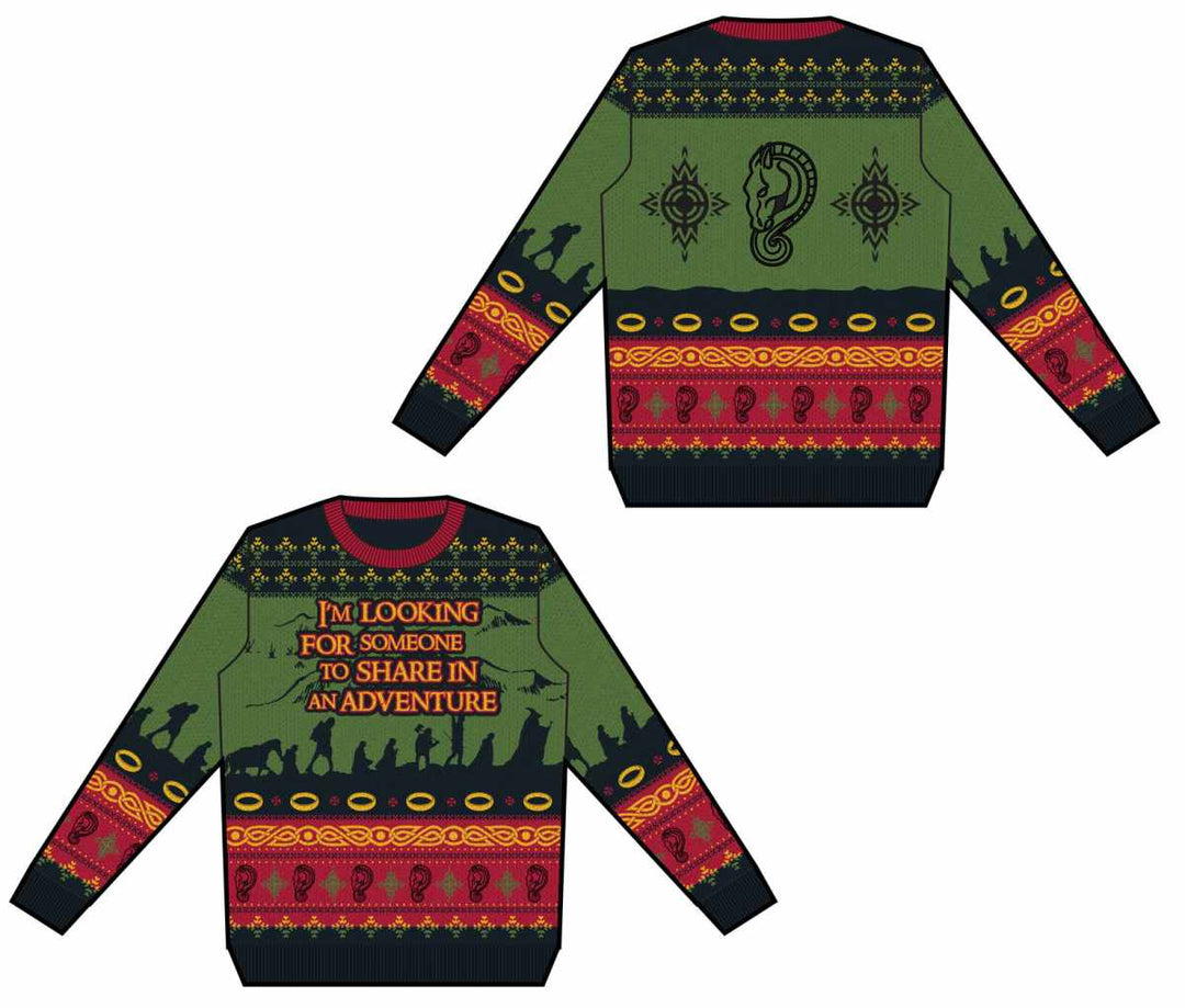 Official Lord Of The Rings - Looking For Someone Knitted Unisex Christmas Jumper