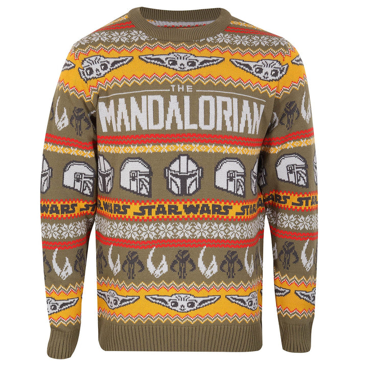 Official Star Wars The Mandalorian Knitted Unisex Jumper