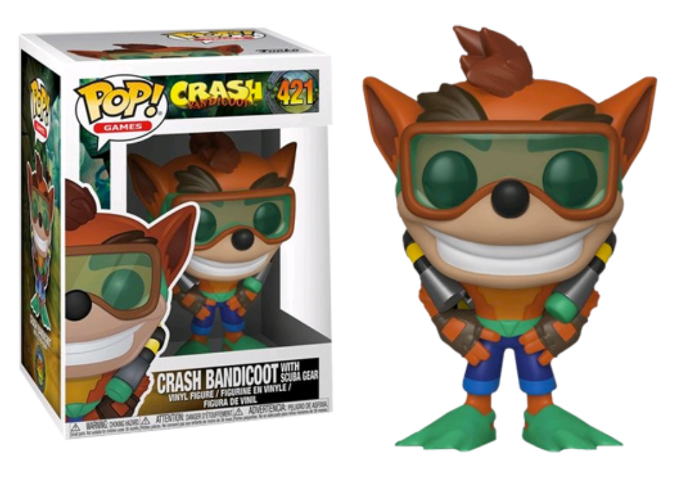 Crash Bandicoot Scuba Crash Pop! Vinyl Figure