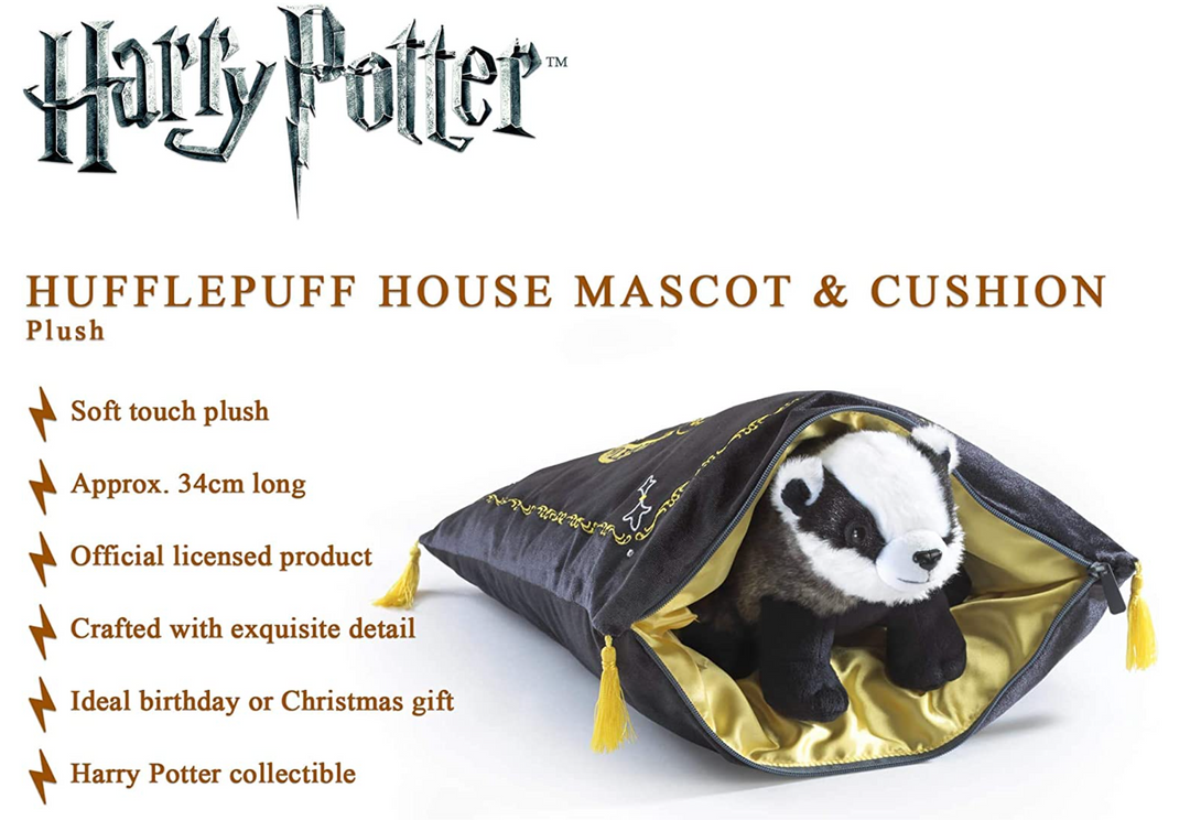 Harry Potter Hufflepuff House Mascot Plush & Cushion
