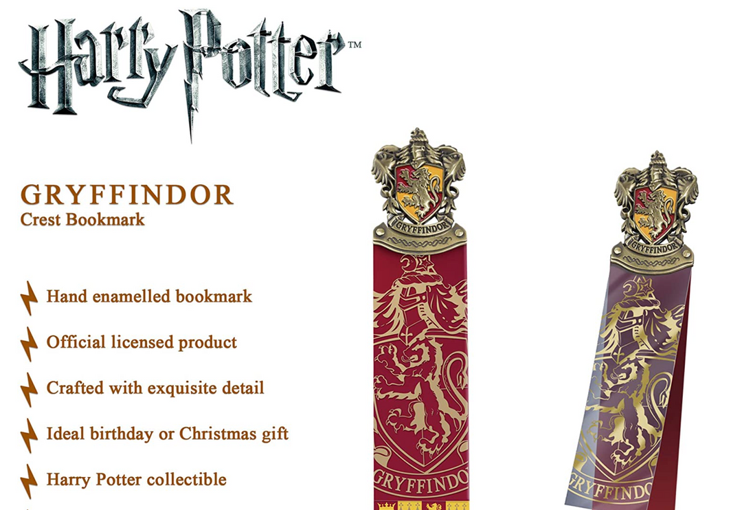 Harry Potter Gryffindor Crest Bookmark