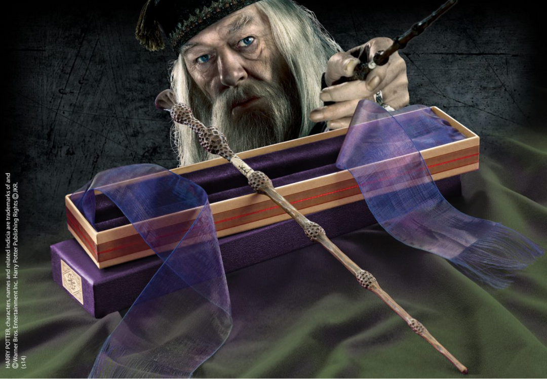 Official Professor Dumbledore Wand in Ollivanders Box