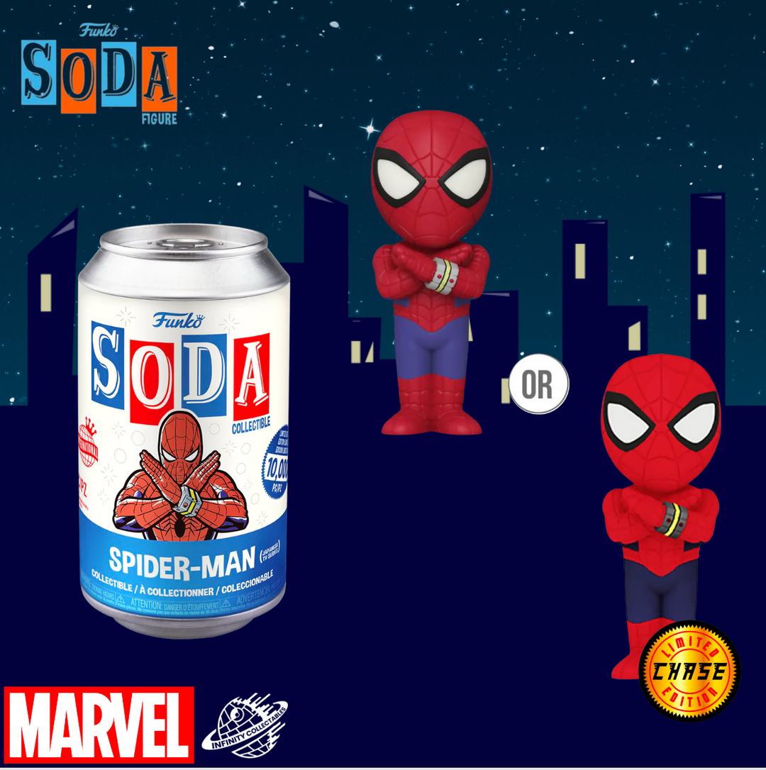 Marvel Comics Japanese Spider-Man Vinyl Funko Soda Figure *Exclusive Limited Edition