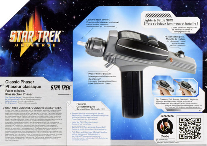 Official Star Trek Original Series Phaser