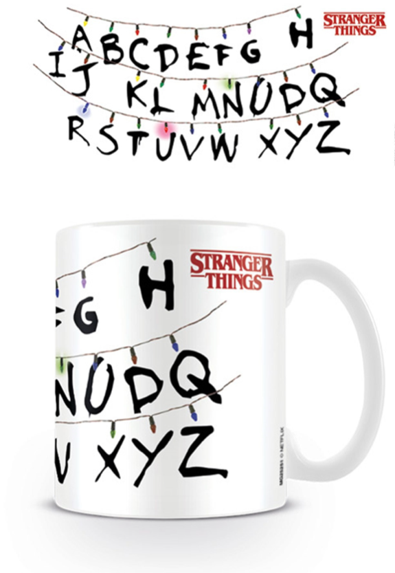 Stranger Things Alphabet Lights Ceramic Mug
