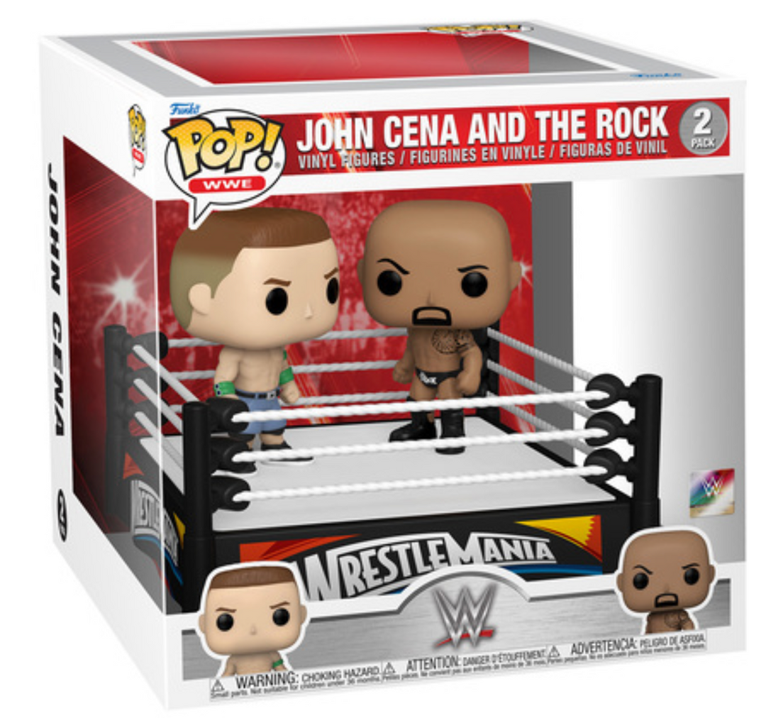 WWE John Cena and The Rock Funko POP! Vinyl Figure