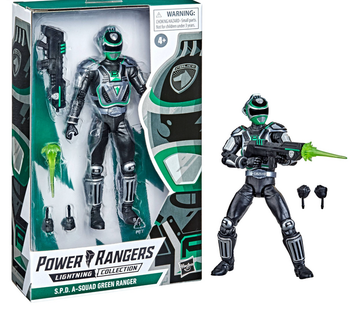 Power Rangers Lightning Collection S.P.D. A-Squad Green Ranger Figure