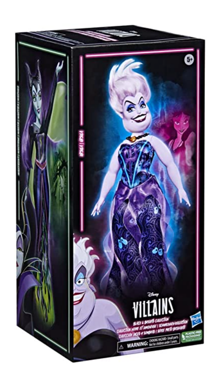 Disney Villains Black and Brights Collectors 4 Pack Fashion Doll Collection * Exclusive