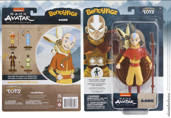 Avatar The Last Airbender Complete Bendyfigs 4 Figures Bundle