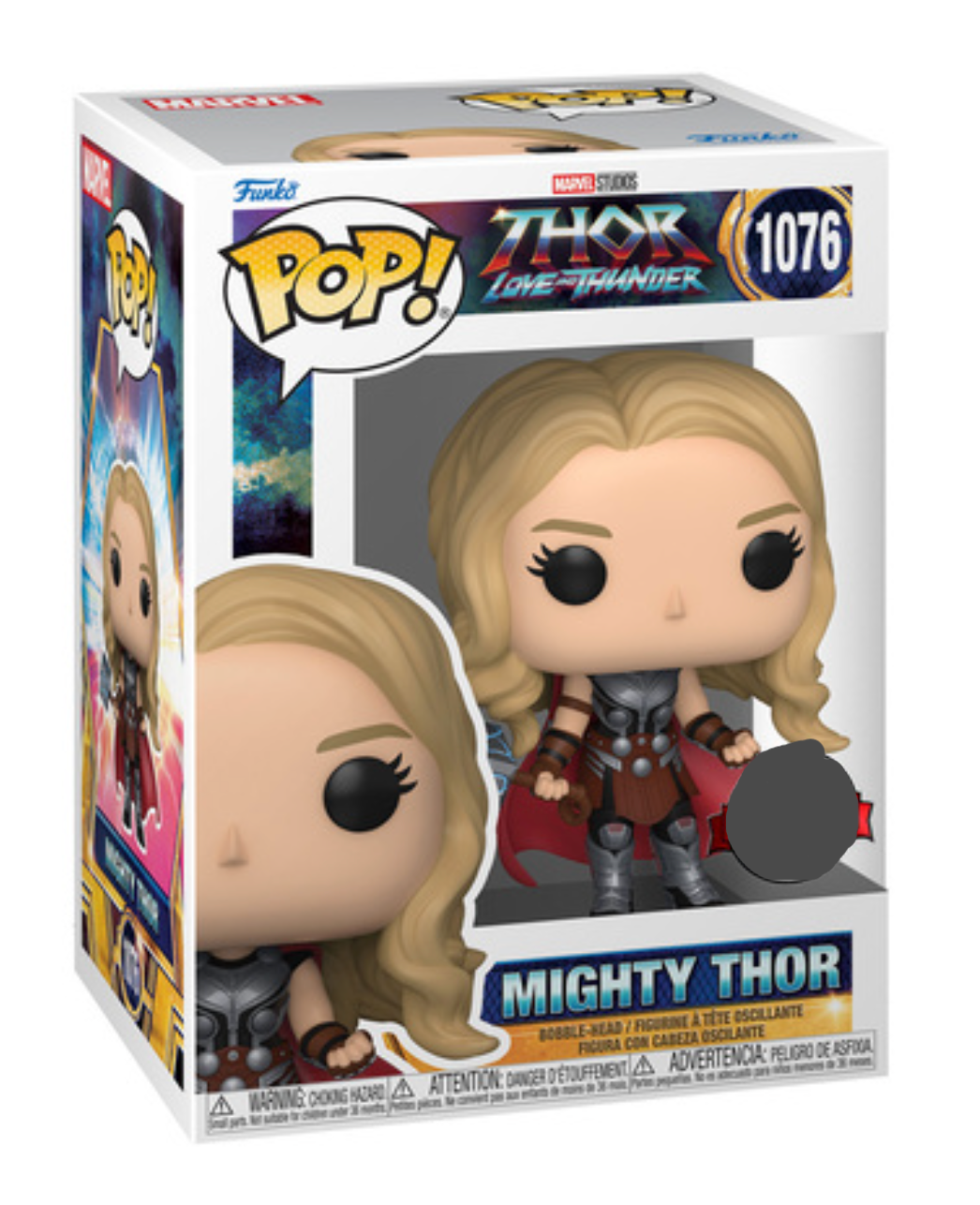 Mighty Thor Unmasked Jane Foster Love and Thunder Funko Pop! Vinyl Figure *Exclusive