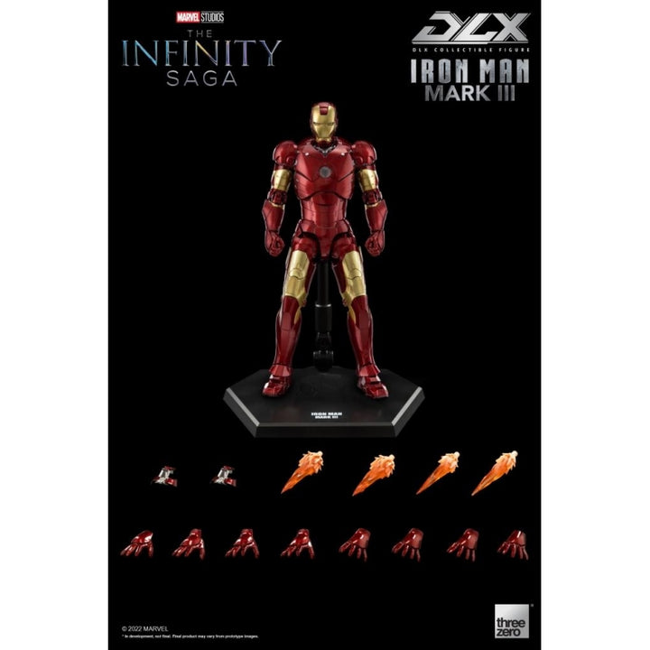 Threezero Marvel Avengers Infinity Saga DLX Iron Man Mark 3 Figure