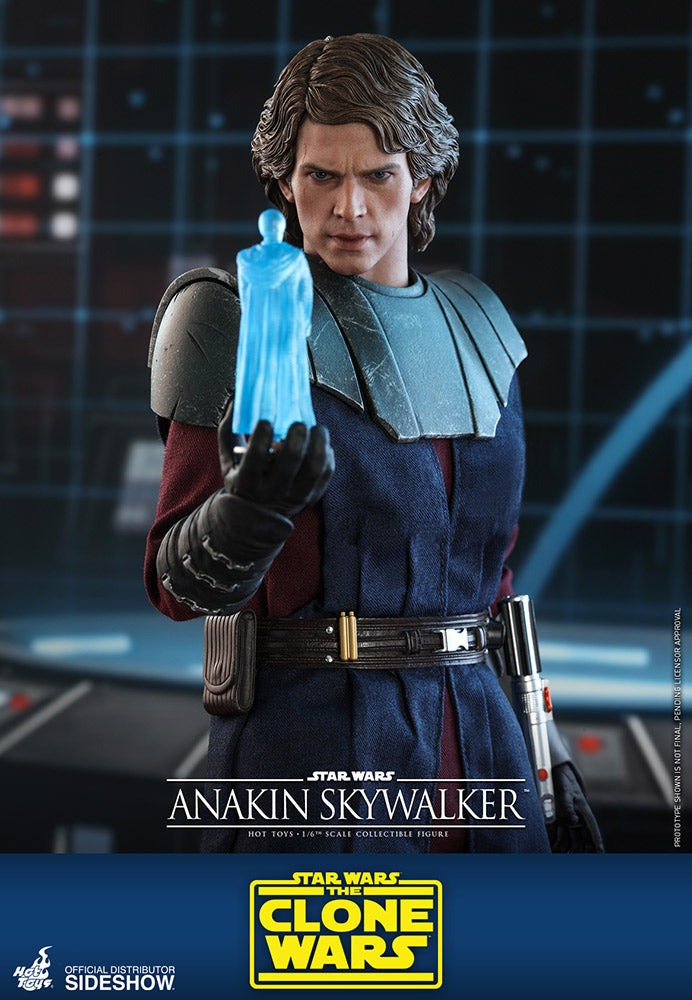 Hot Toys Star Wars The Clone Wars 1/6 Scale Anakin Skywalker Action Figure