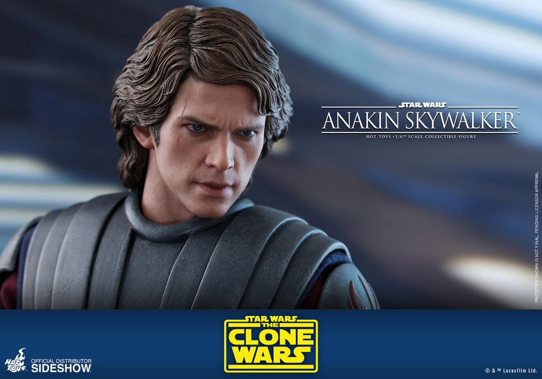 Hot Toys Star Wars The Clone Wars 1/6 Scale Anakin Skywalker Action Figure