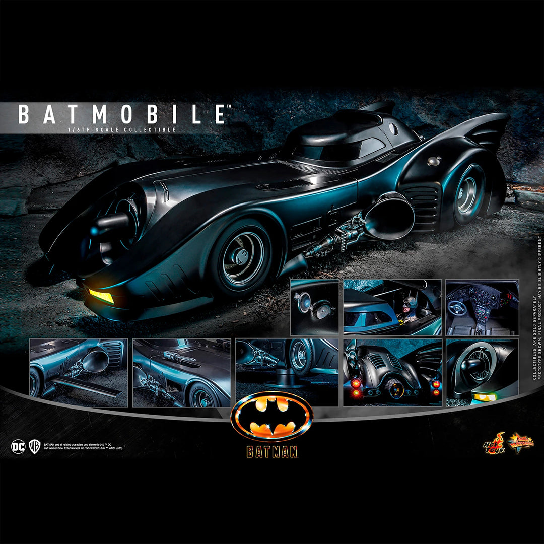 Hot Toys 1/6th Scale Vehicle DC 1989 Batman Batmobile