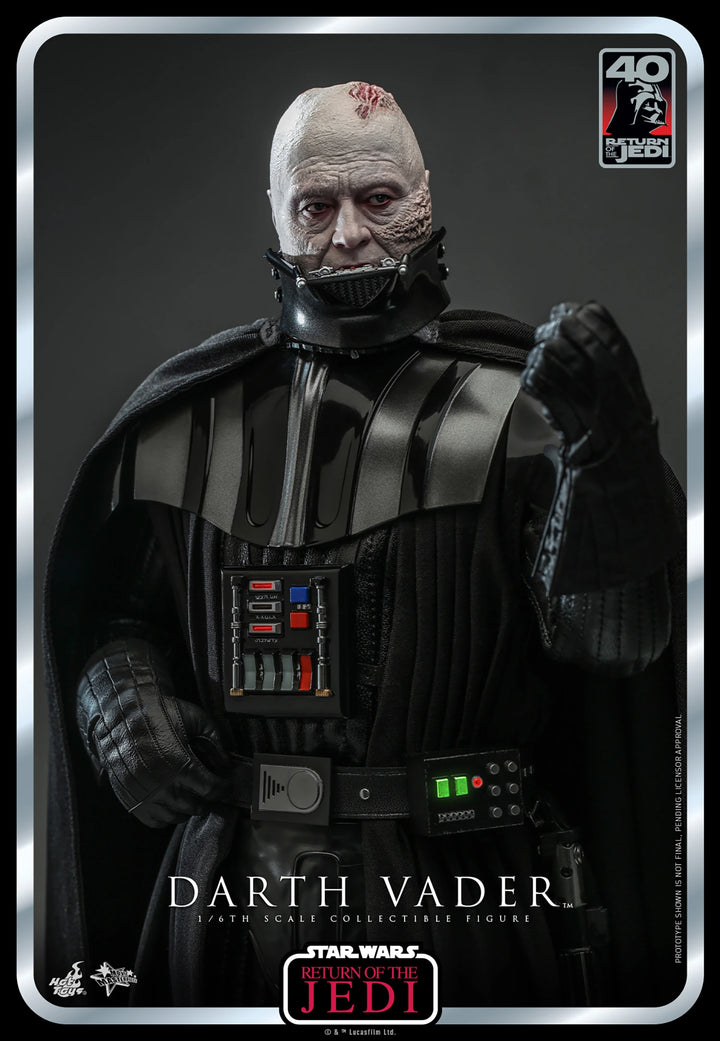 Hot Toys Star Wars Return of the Jedi 40th Anniversary 1/6th Scale Darth Vader Figure