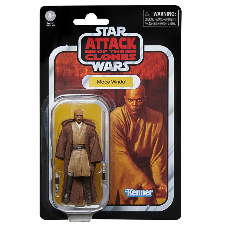 Hasbro Star Wars The Vintage Collection Attack Of The Clones Mace Windu