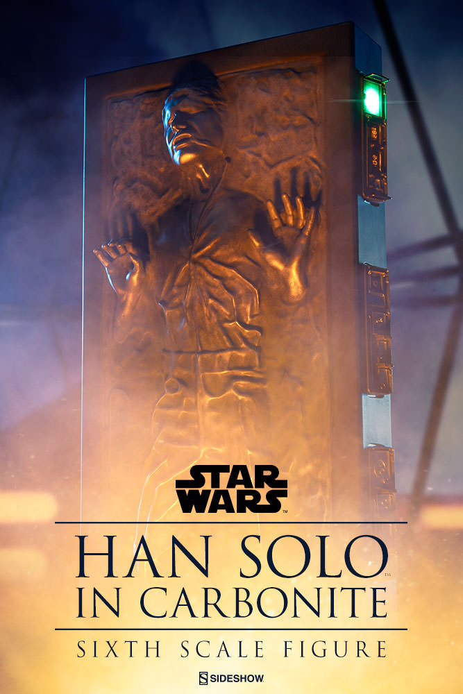 Sideshow Collectibles Star Wars The Empire Strikes Back Han Solo In Carbonite 1/6 Scale Figure